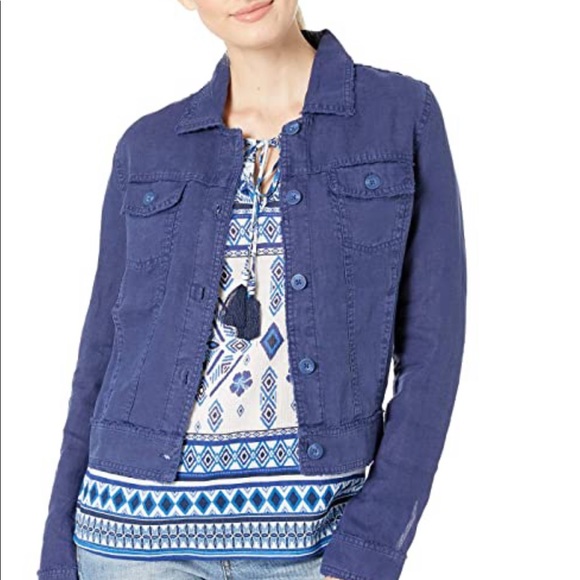 Tommy Bahama Two Palm Raw Edge Point Collar Jacket - Picture 7 of 12